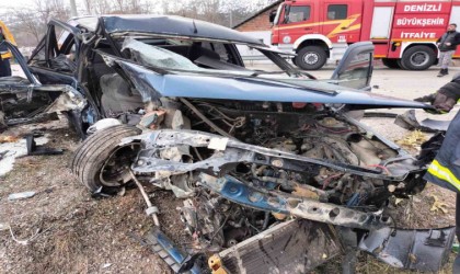 Denizlide zincirleme trafik kazasında 3 kişi yaralandı