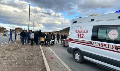 Emette otomobilin çarptığı yaşlı adam ağır yaralandı