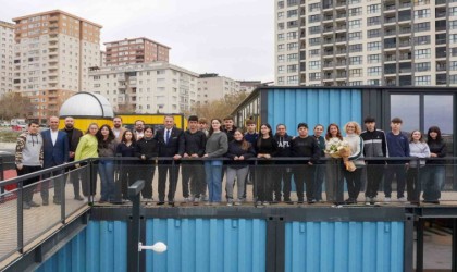 Erasmus öğrencileri Aziz Sancar Bilim ve Sanat Merkezinde