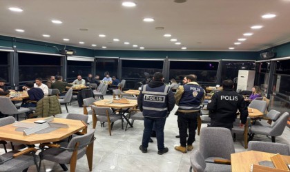 Ercişte jandarma ve polisten eş zamanlı denetim