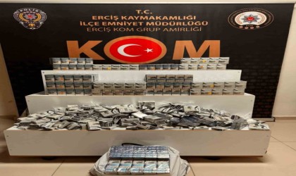 Ercişte kaçakçılık operasyonu