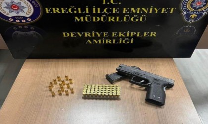 Ereğlide jandarma ve polis ekiplerinin denetimleri sürüyor