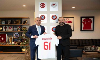 Ersen Küçükten, TFF Başkanı Hacıosmanoğluna ziyaret