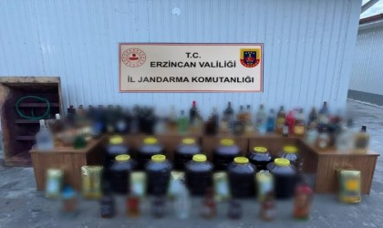 Erzincanda sahte alkol operasyonu: 5 gözaltı