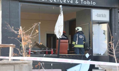 Gaz sıkışması sonrası iş yerinde patlama: 1 yaralı