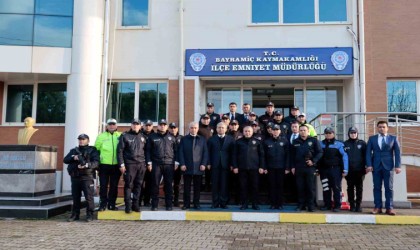 İl Emniyet Müdürü Kenan Kurt, Bayramiçte bir dizi ziyaretlerde bulundu