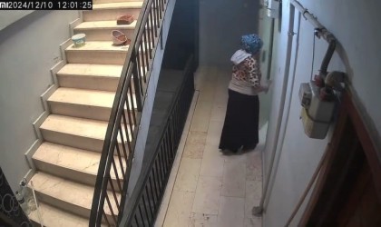 İnegölde hırsızı köpek engelledi...O anlar kamerada