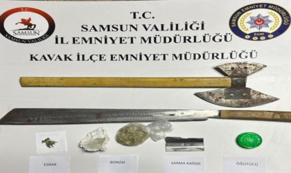 İş yerine uyuşturucu baskını