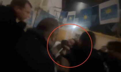 İYİ Parti Genel Başkanı Dervişoğlunun korumalarından basın mensuplarına sert müdahaleye tepki