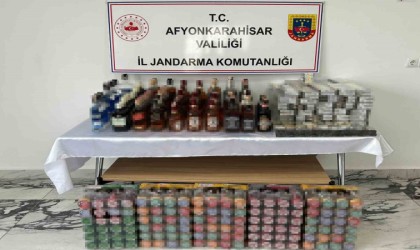 İzin belgesi olmadan sigara ve alkol satılan iş yerine baskın