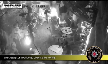 İzmirde 3 gencin öldüğü kavga öncesi kafede yaşanan tartışma kamerada