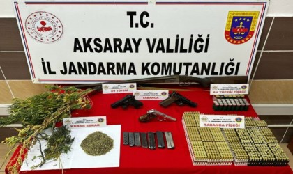Jandarmadan uyuşturucu ve kaçak silah operasyonu