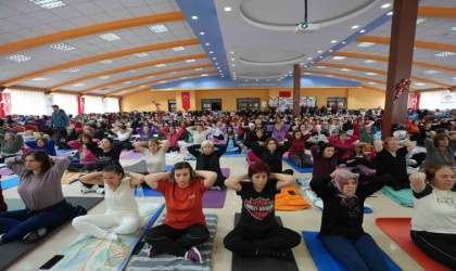 Kadınlar yeni yıla sporla ‘Merhaba dedi