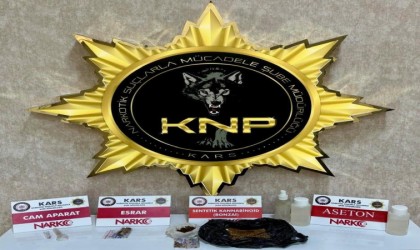 Karsta uyuşturucu ele geçirildi