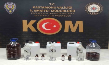 Kastamonuda sahte alkol operasyonu: 1 gözaltı