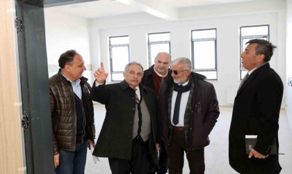 Kepezde okul yapımında sona doğru