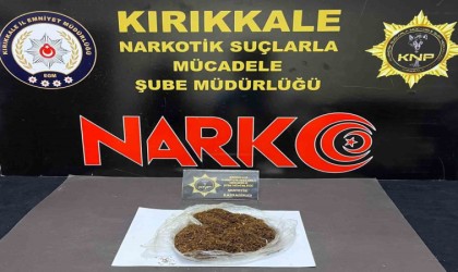 Kırıkkalede uyuşturucu maddeyle yakalanan şüpheliye adli işlem