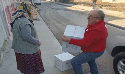 Kızılaydan ihtiyaç sahibi ailelere destek