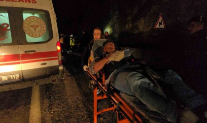 Köpeğe çarpmamak için şerit değiştirince 2 otomobil kafa kafaya çarpıştı: 4 yaralı