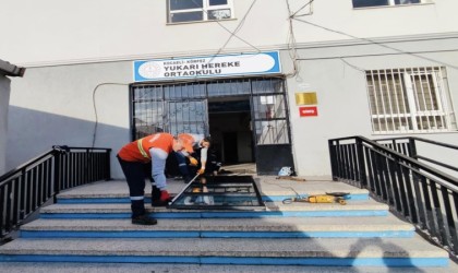 Körfezdeki okullarda engelli rampası yenileniyor