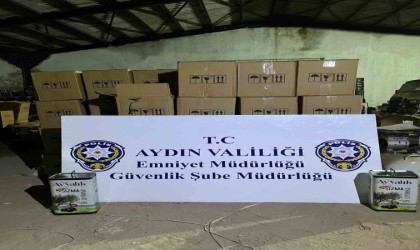 Köşkte polis ve tarım ekiplerinden tağşiş yağ operasyonu