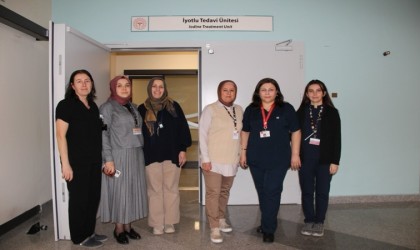 Kütahya Şehir Hastanesinde İyotlu Tedavi Ünitesi hizmete girdi