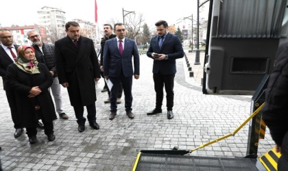 Kütahyada engelli sporcularına özel araç