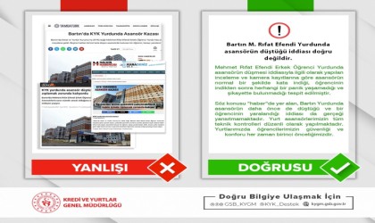 KYK, Bartında bir yurtta asansörün düştüğü iddialarını yalanladı