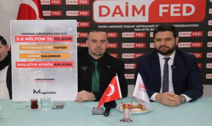 MAGİNDER Başkanı Karademir: Yerel müteahhitler güçlendirilmeli