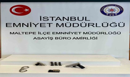 Maltepede tartıştığı kişileri silahla tehdit eden şahıs yakalandı
