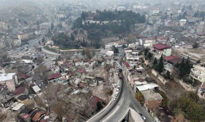 Maraş Kalesi ile Sarayaltı bağlantı yolu yapılıyor