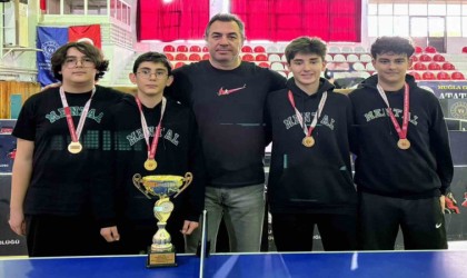Menteşe Anadolu Lisesi Masa Tenisi takımı il şampiyonu