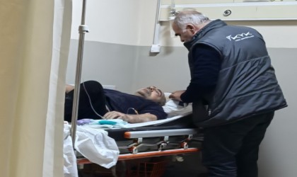 Minibüsün çarptığı adam yaralandı