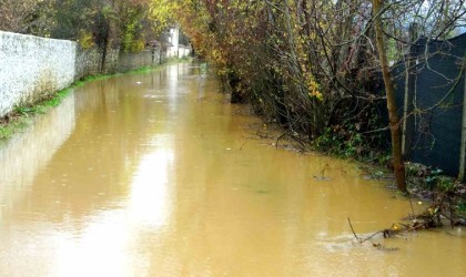 Muğlada yoğun yağış su baskınlarına sebep oldu