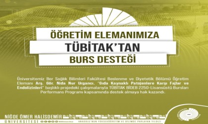 NÖHÜ öğretim elemanına burs desteği