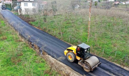 OBBnin sıcak asfalt çalışmaları devam ediyor