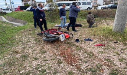 Orduda motosiklet kazası: 1 yaralı