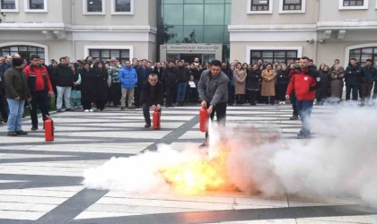 Osmangazide başarılı deprem ve yangın tatbikatı