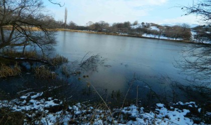 Posofta göller dondu