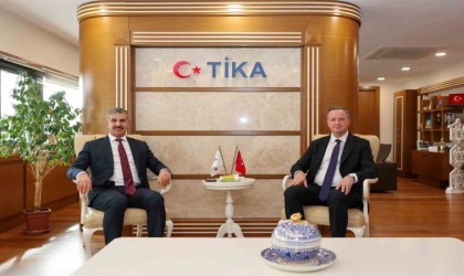 Rektör Çiftçiden TİKA Başkanı Kayalara ziyaret: Uluslararası projeler konuşuldu