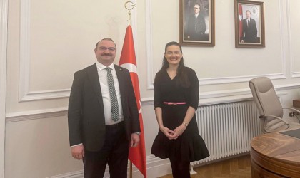 Rektör Hacımüftüoğlunun İngiltere ziyareti Edinburg elçiliği ile tamamlandı