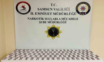 Samsunda bin 176 adet sentetik ecza ele geçirildi