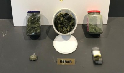 Samsunda esrarla yakalanan şahıs gözaltına alındı