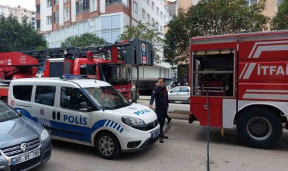 Samsunda yangın paniği