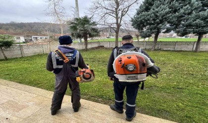 Serdivanda yeşil alanlara düzenli bakım
