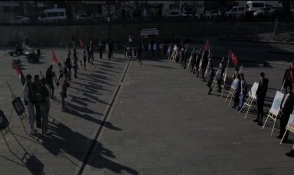 Silvanda Gazzedeki zulmü anlatan resim sergisi açıldı