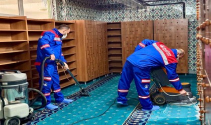 Sincan Belediyesinden ibadethane temizliği