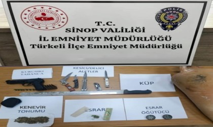 Sinopta uyuşturucu operasyonu: 2 gözaltı