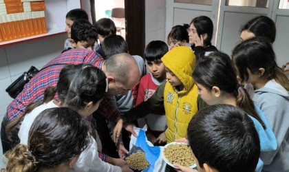Sokak sokak gezip, sokak hayvanlarını besliyorlar
