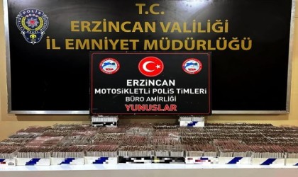 Şüpheli araçta 23 bin 700 adet makaron ele geçirildi